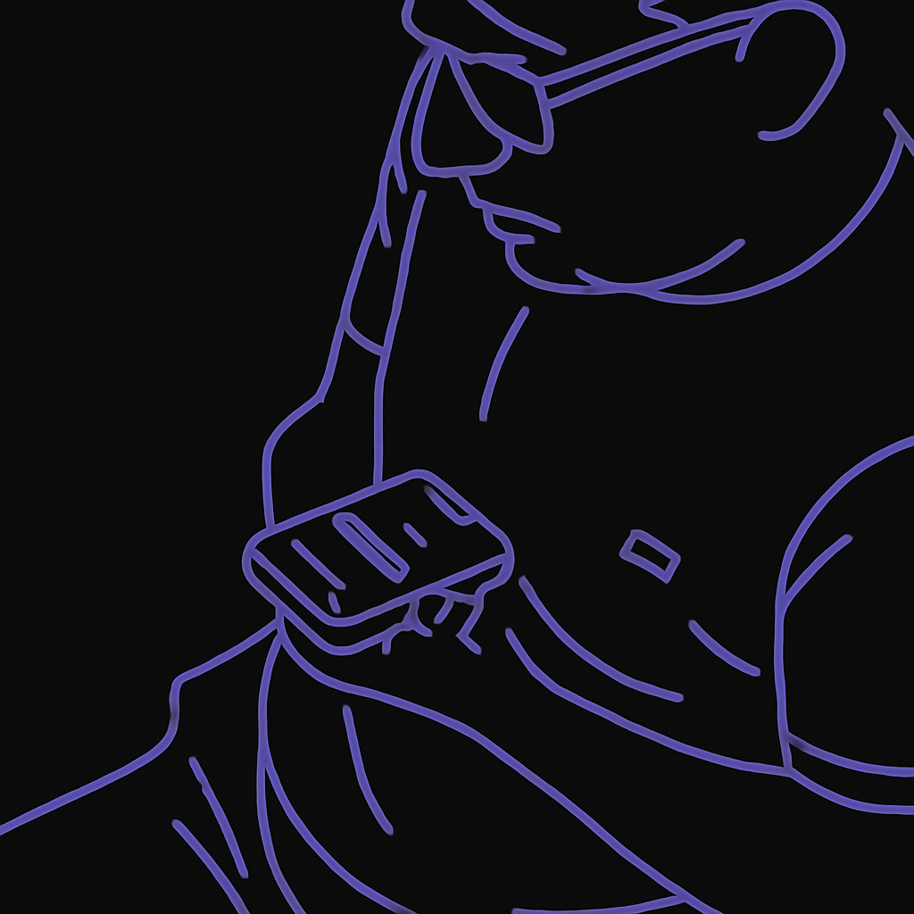 Illustration showing proper sitting position while recording heart sounds